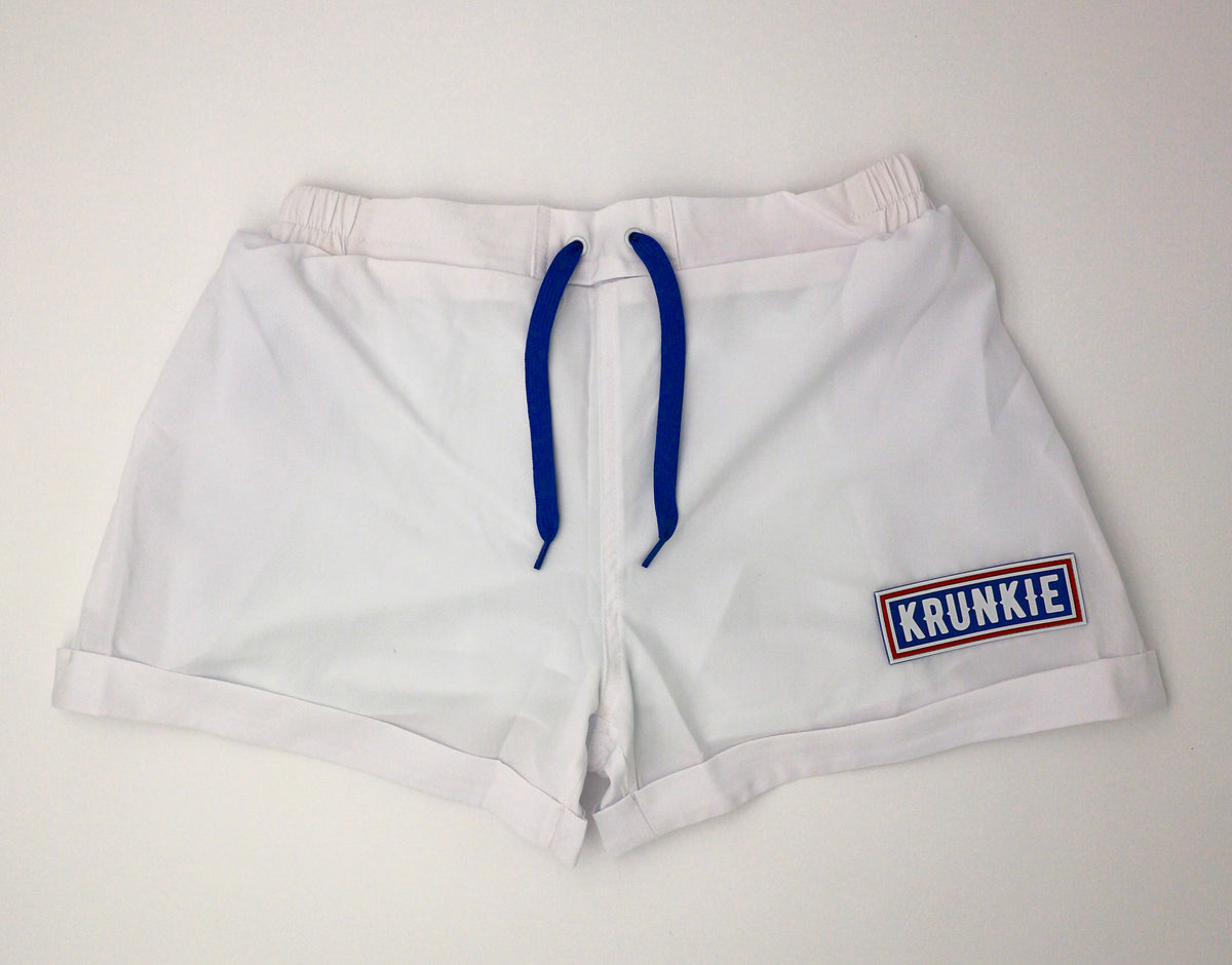 Krunkies Beach Shorts - White