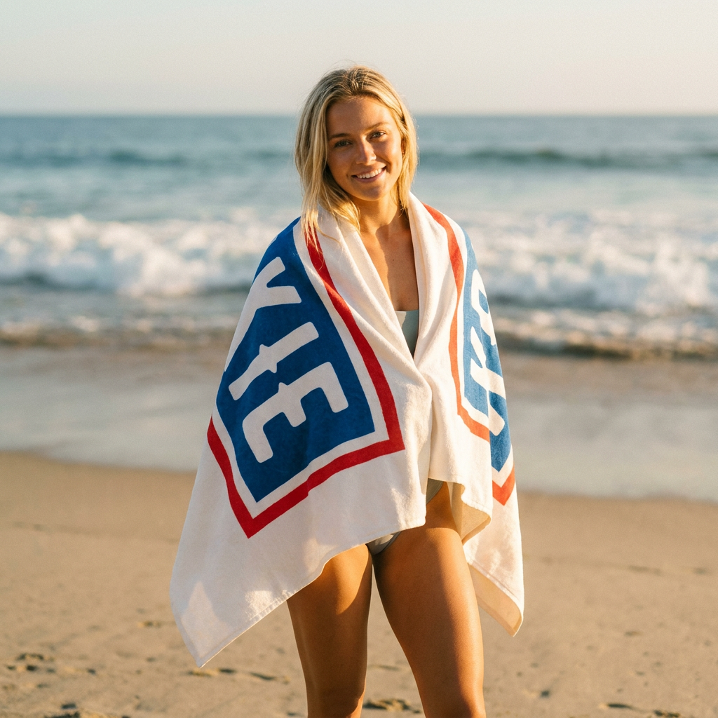 The Classic Beach Towel - White